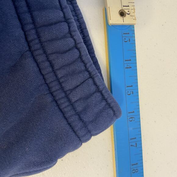 Nike Men Sweatpants Jogger Blue Athletic Active Outdoor Hiking Pants Y2K Logo XL - Picture 2 of 11